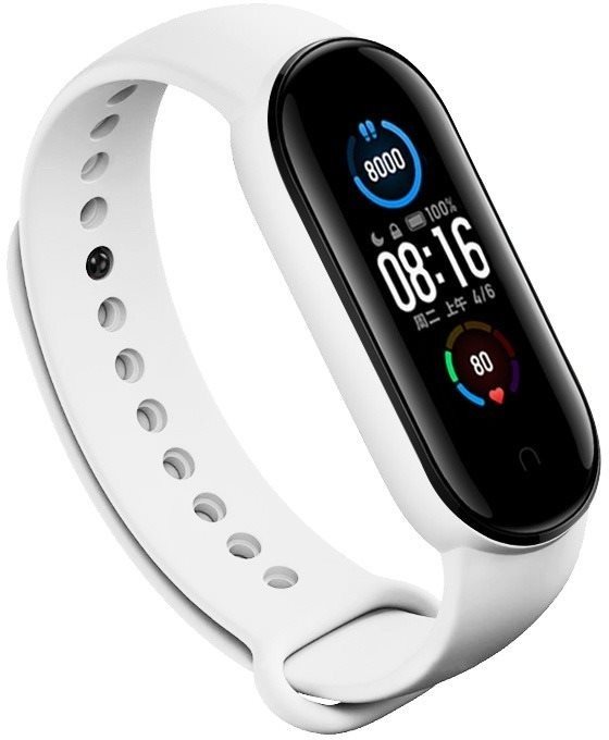 Eternico Silicone White for Mi Band 5 / 6 Watch Strap