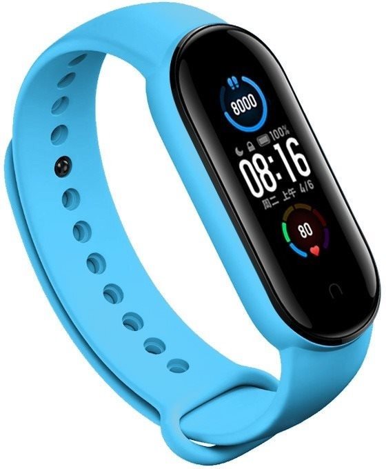 Eternico Silicone Blue for Mi Band 5 / 6 Watch Strap