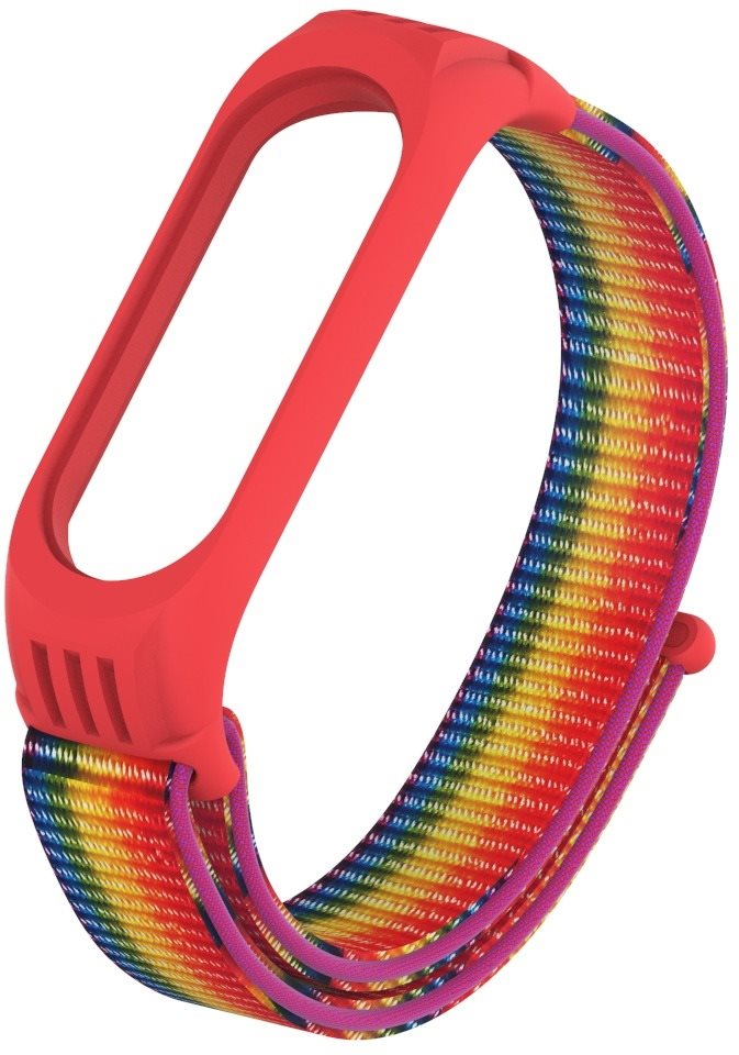 Eternico Nylon Arc-en-ciel pour Mi Band 5 / 6 Bracelet montre