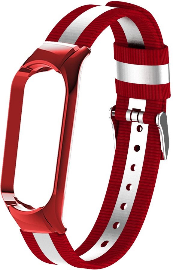 Eternico Reflex Canvas Red for Mi Band 5 / 6 Watch Strap