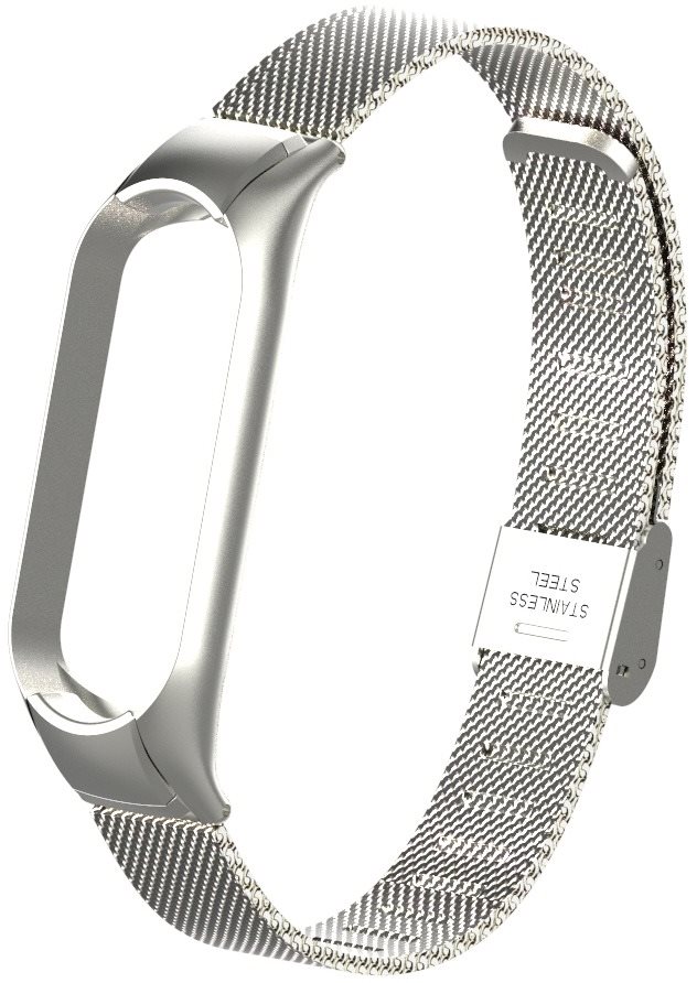 Eternico Mesh Stainless Steel Silver for Mi Band 5 / 6 Watch Strap