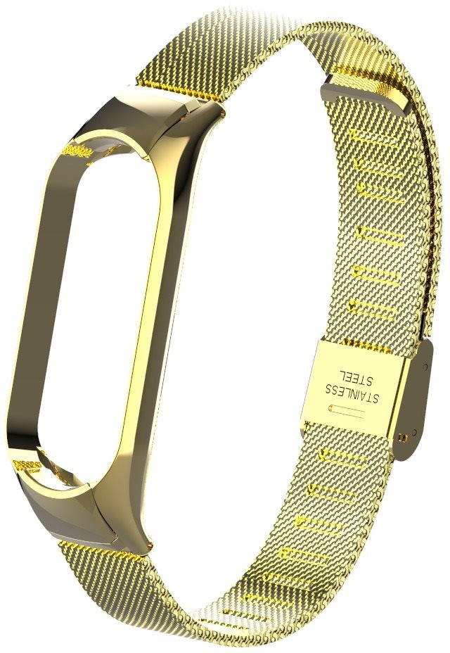 Eternico Mesh Stainless Steel Gold for Mi Band 5 / 6 Watch Strap