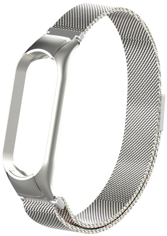 Eternico Elegance Milanese pre Mi Band 5 / 6 strieborný Remienok na...