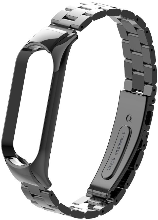 Eternico Acier inoxydable noir pour Mi Band 5 / 6 Bracelet montre