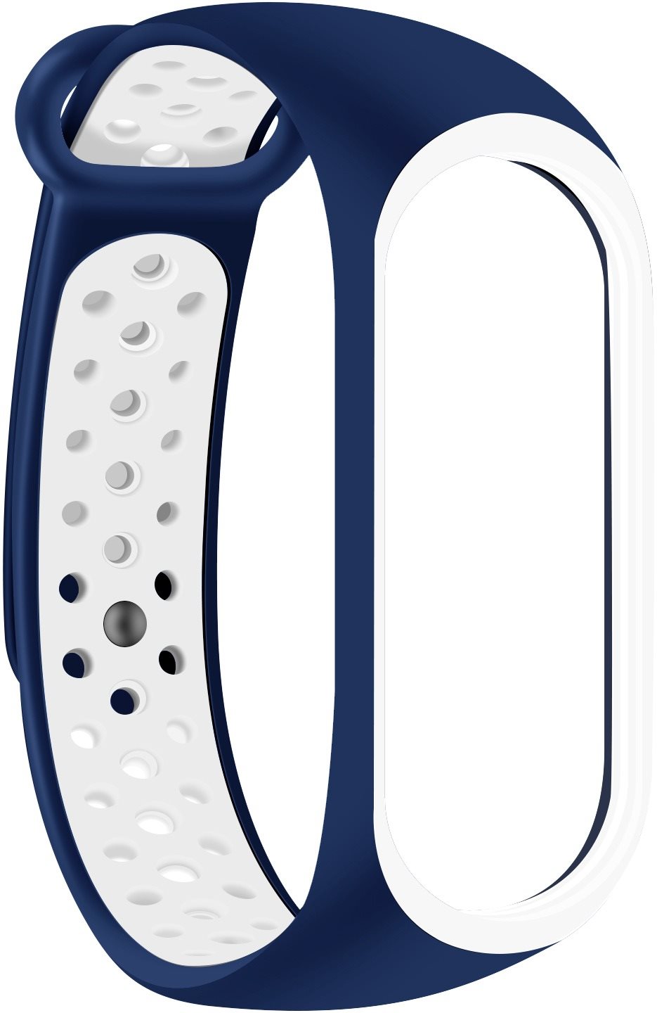 Eternico Sporty Dark Black and White for Xiaomi Mi Band 5 and 6...