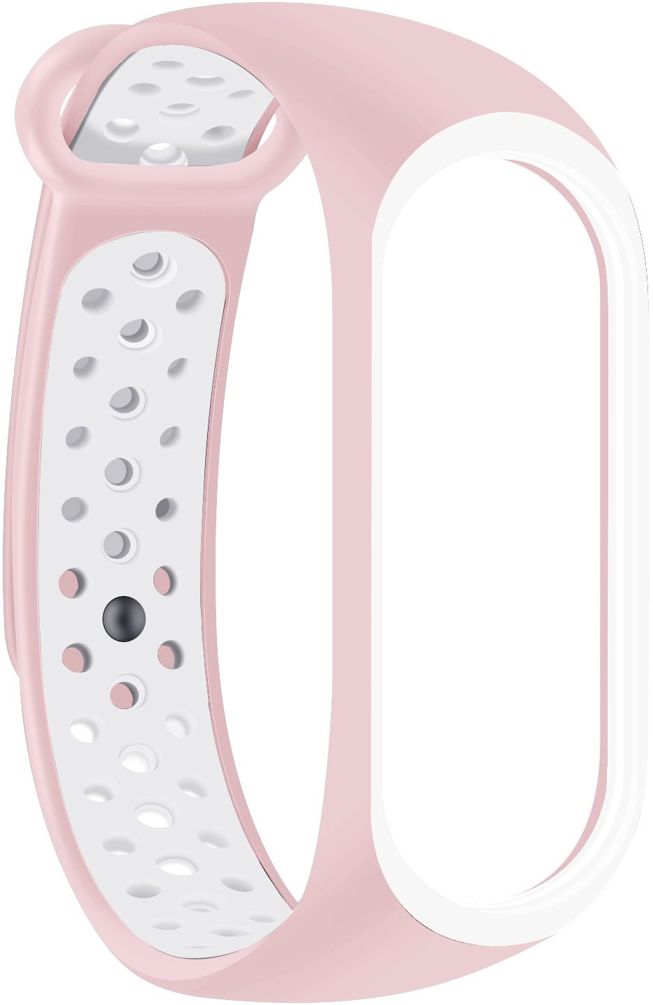 Eternico Sporty Silk Pink and White for Xiaomi Mi Band 5 and 6...