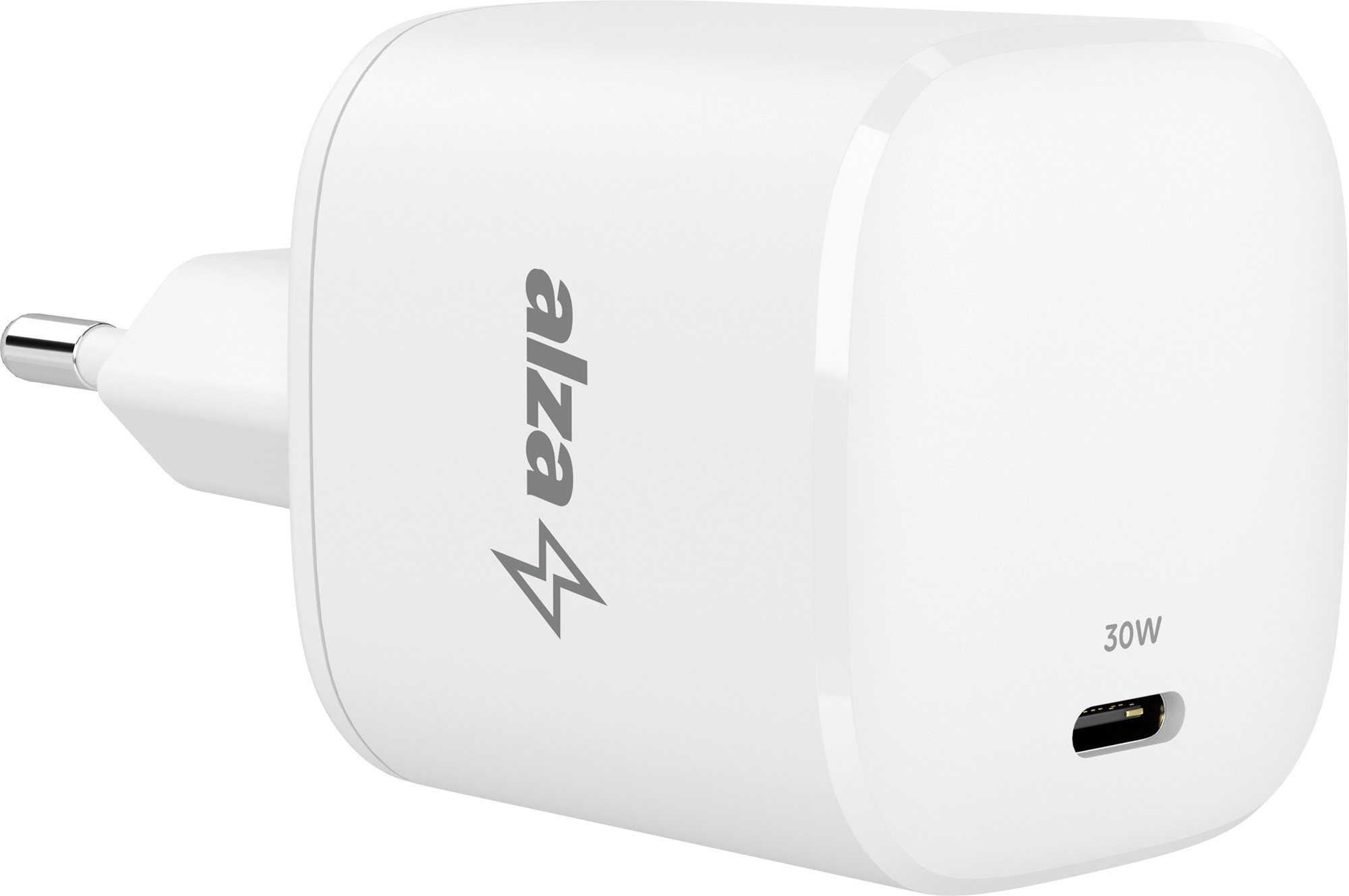 AlzaPower G130 mini Fast Charge 30W bílá Nabíječka do sítě