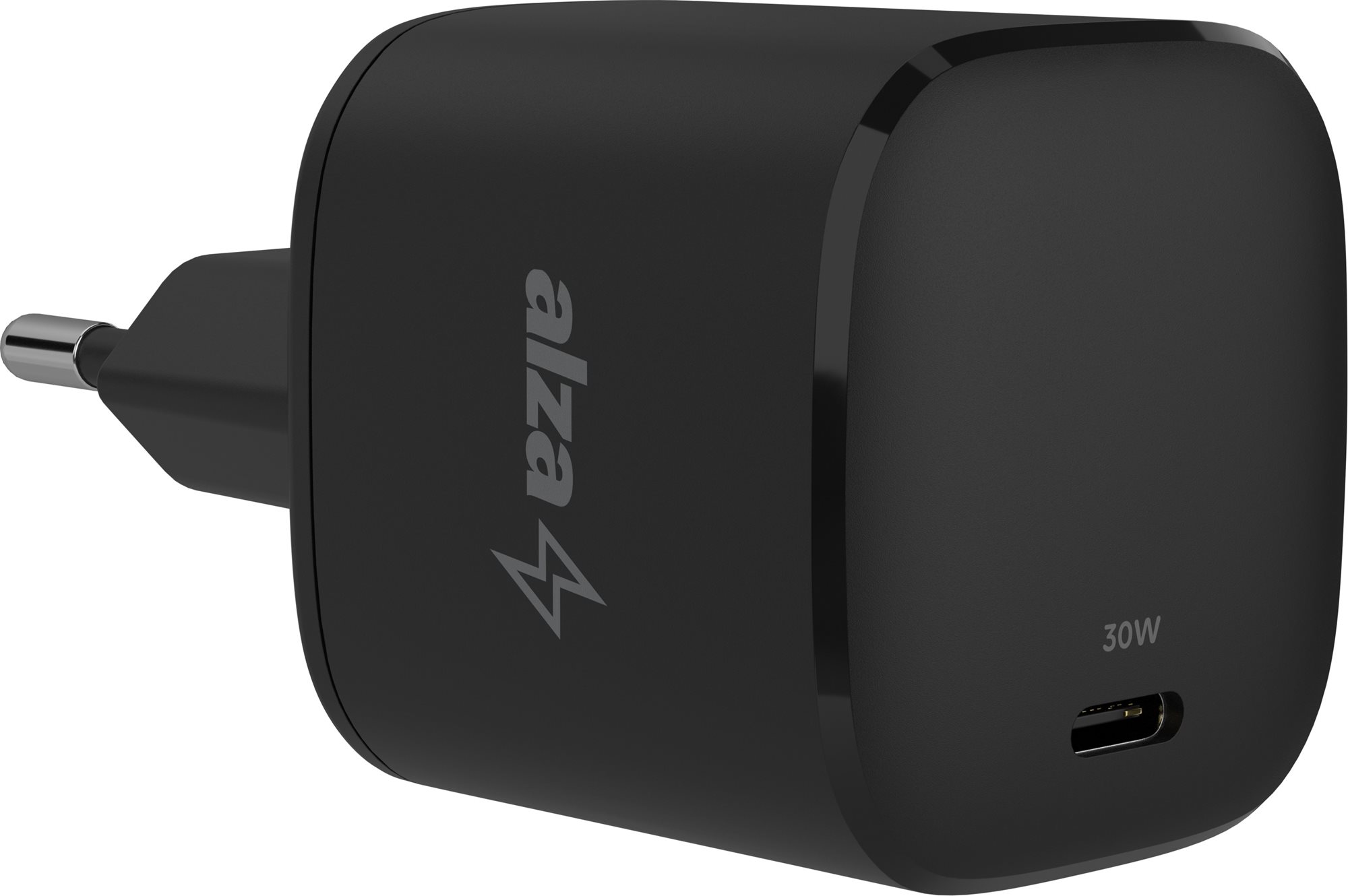 AlzaPower G130 mini Fast Charge 30W černá Nabíječka do sítě