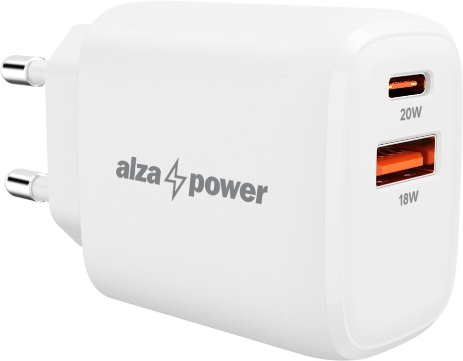 AlzaPower A100 Fast Charge, 20W, White AC Adapter