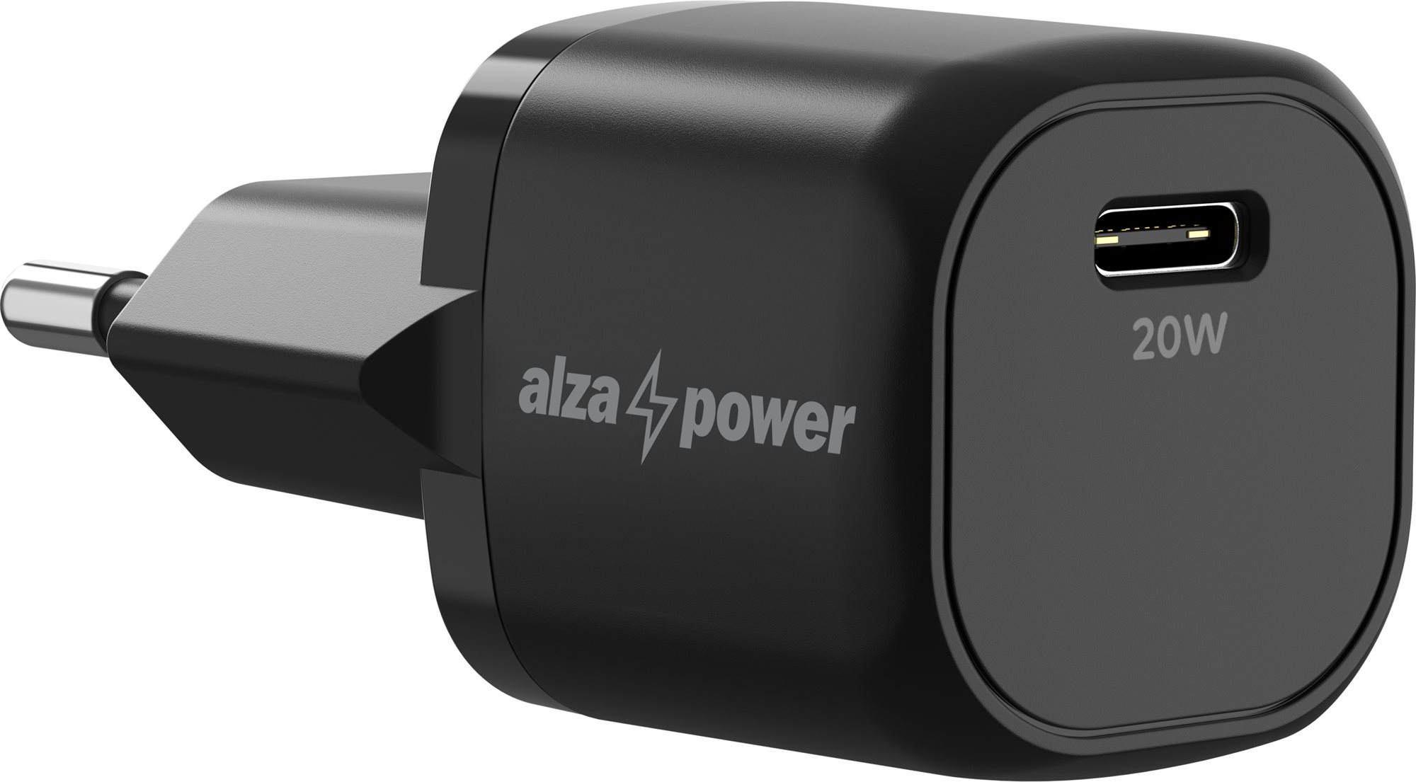 AlzaPower A120 Fast Charge 20W fekete Töltő adapter