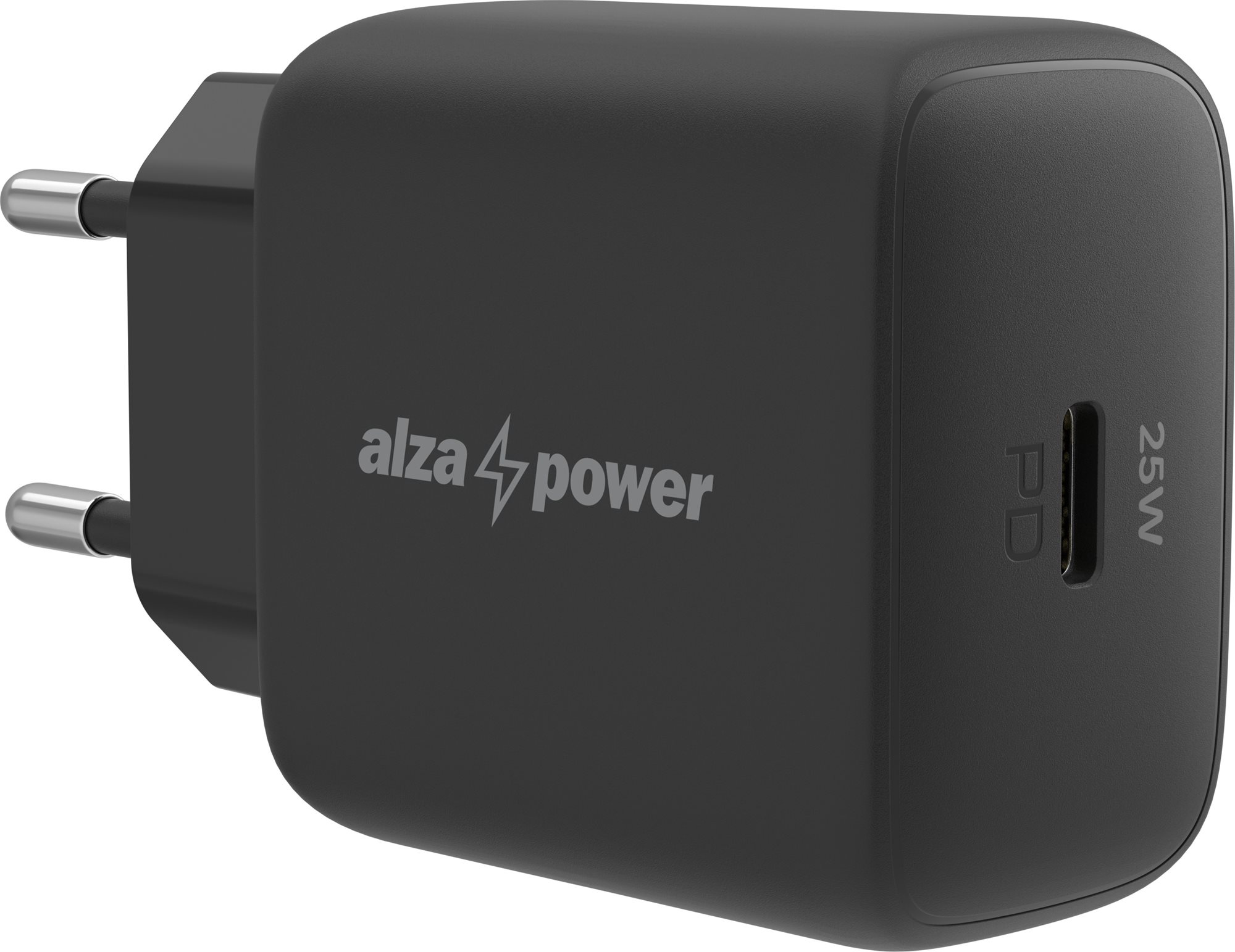 AlzaPower A125 Fast Charge 25 W čierna Nabíjačka do siete