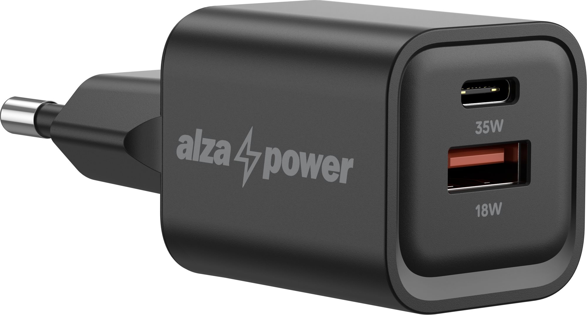 AlzaPower G400CA Fast Charge 35W schwarz Netzladegerät