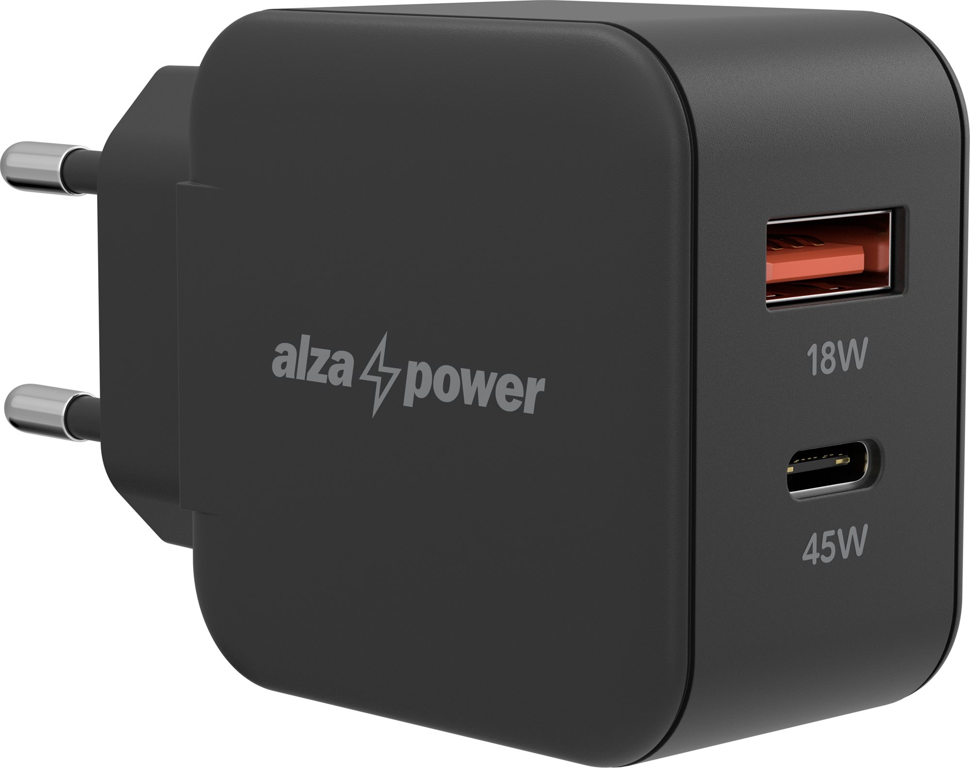 AlzaPower A145 Fast Charge 45 W čierna Nabíjačka do siete