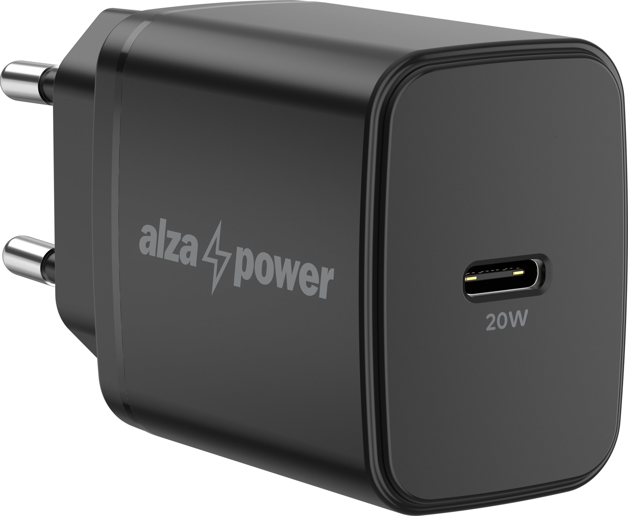 AlzaPower A110 Fast Charge 20 W čierna Nabíjačka do siete