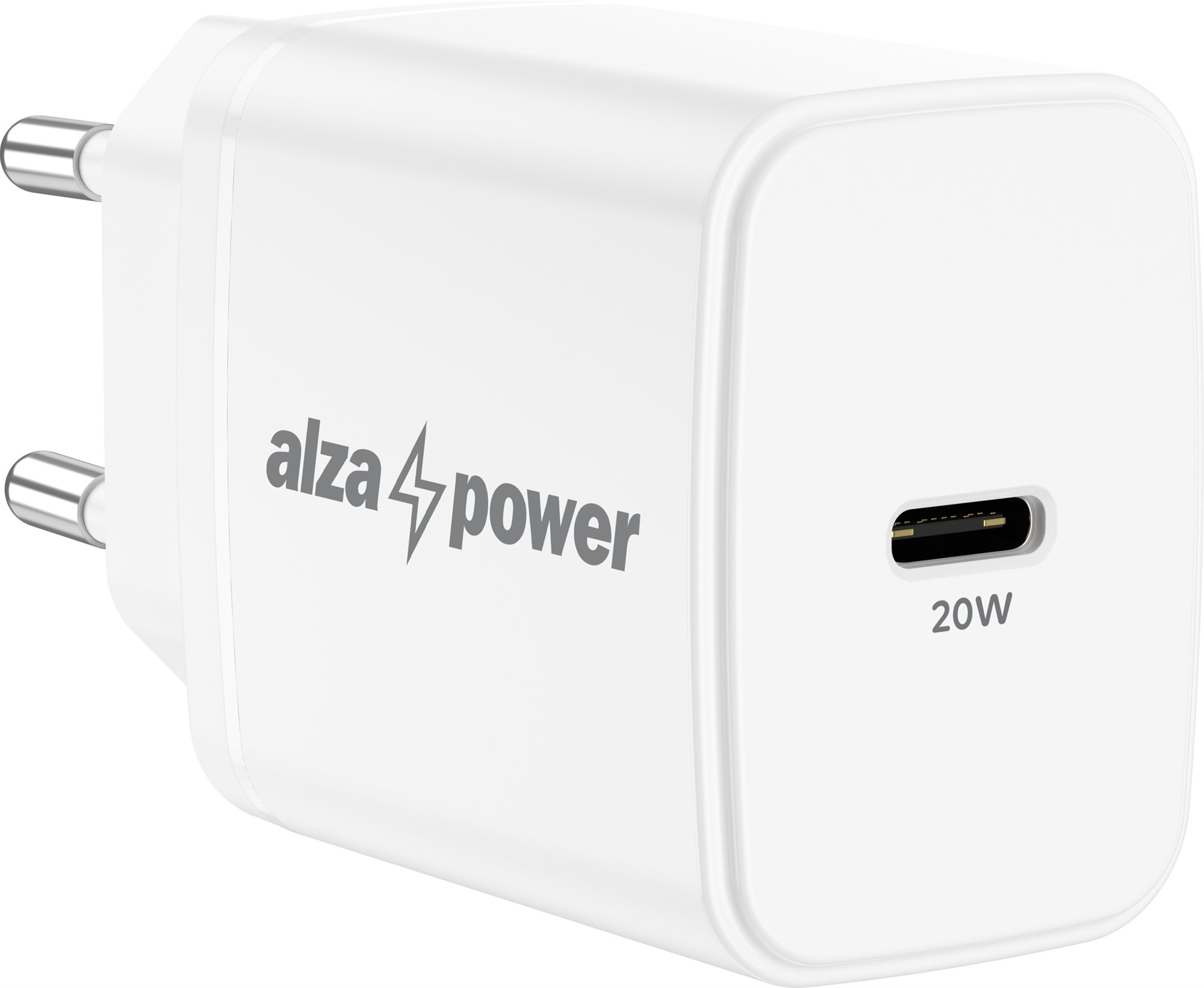AlzaPower A110 Fast Charge 20 W biela Nabíjačka do siete