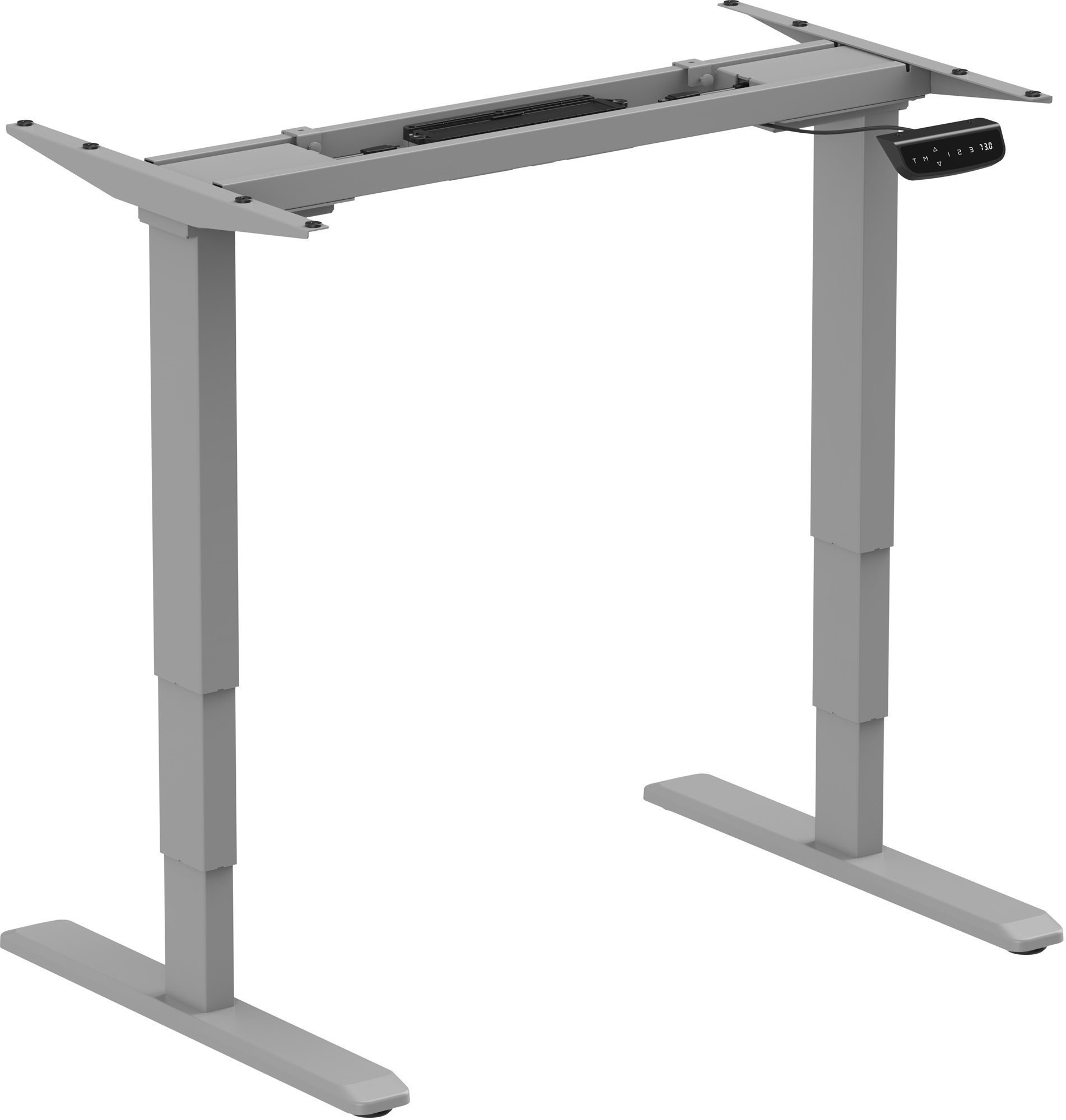 AlzaErgo Table ET1 NewGen sivý Výškovo nastaviteľný stôl