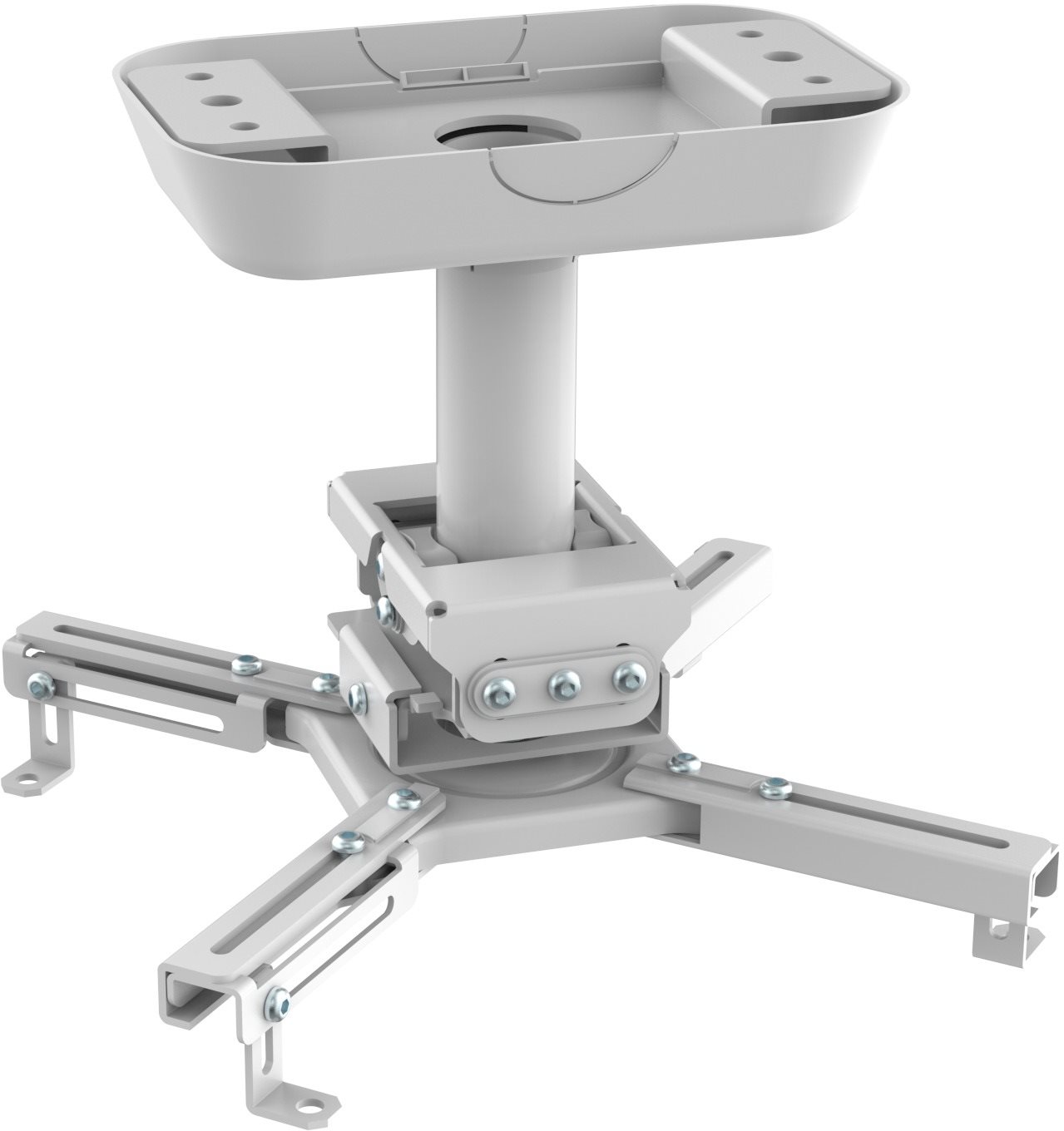 AlzaErgo Projector Mount C20W Advanced biely Stropný držiak