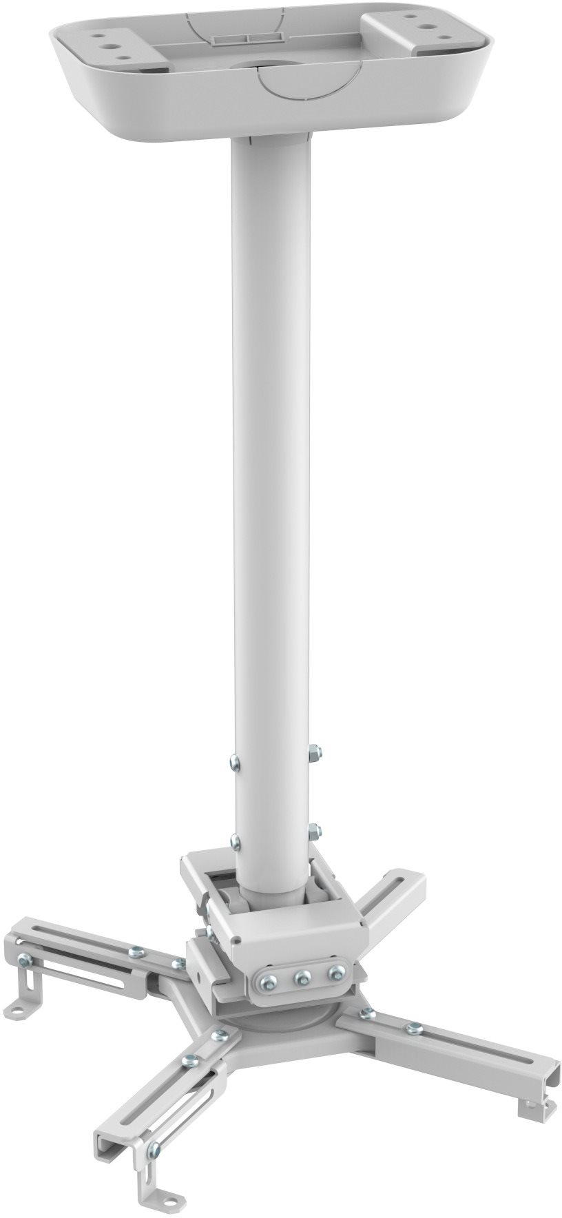 AlzaErgo projektor tartó C21W Advanced fehér Mennyezeti tartó