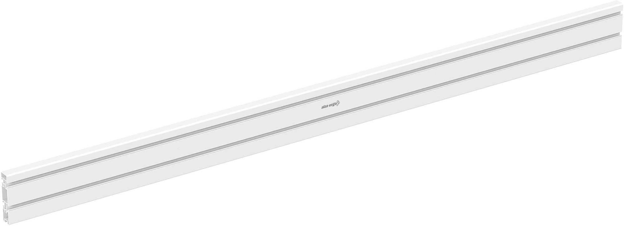 AlzaErgo Slatwall SWP120 Leiste 140 cm - weiß Halterung