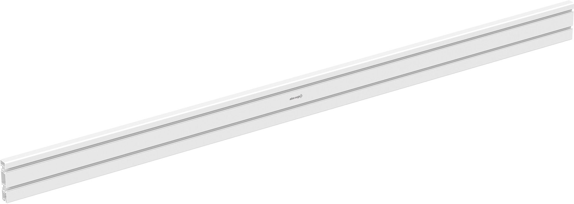 AlzaErgo Slatwall SWP130 Lišta 160 cm biela Držiak