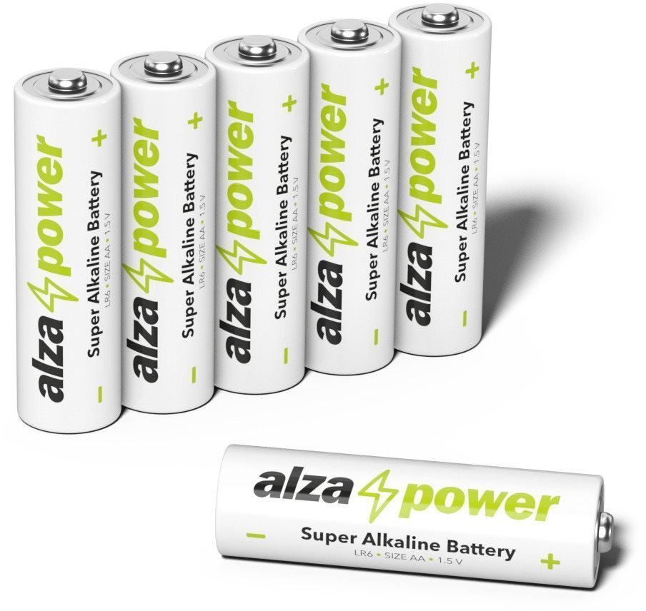 AlzaPower Super Alkaline LR6 (AA) 6pcs in eco-box Disposable Battery