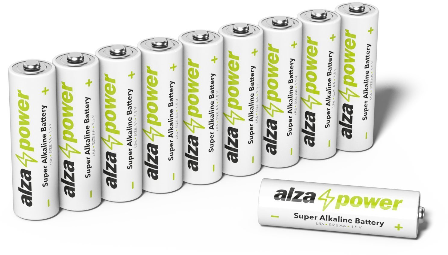 AlzaPower Super Alkaline LR6 (AA) 10pcs Eko-box Disposable Battery