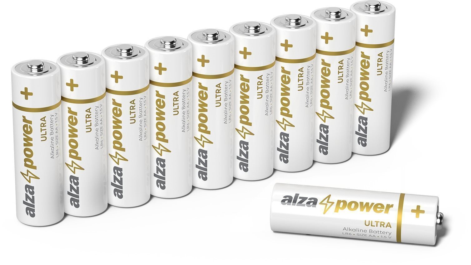 AlzaPower Ultra Alkaline LR6 (AA) 10pcs in eco-box Disposable Battery