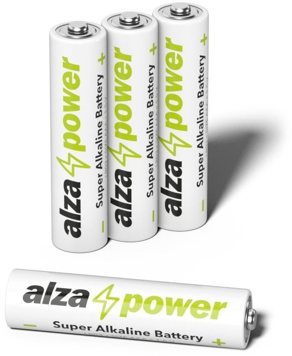 AlzaPower Super Alkaline LR03 (AAA) 4pcs in eco-box Disposable...