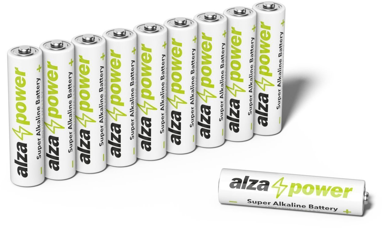 AlzaPower Super Alkaline LR03 (AAA) 10pcs Eco-box Disposable Battery