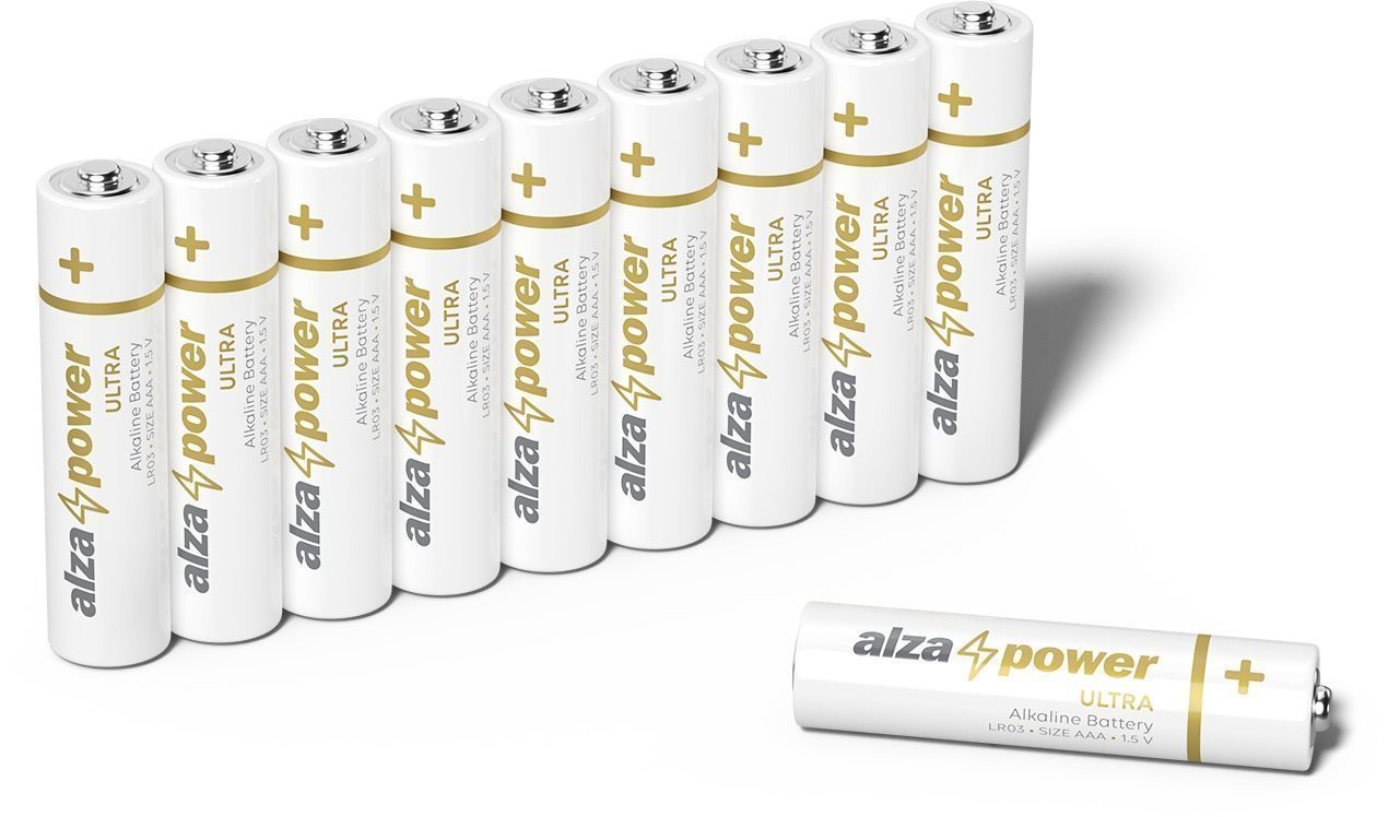 AlzaPower Ultra Alkaline LR03 (AAA) 10pcs in eco-box Disposable...