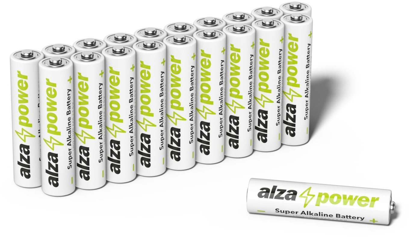 AlzaPower Super Alkaline LR03 (AAA) 20pcs Eco-box Disposable Battery