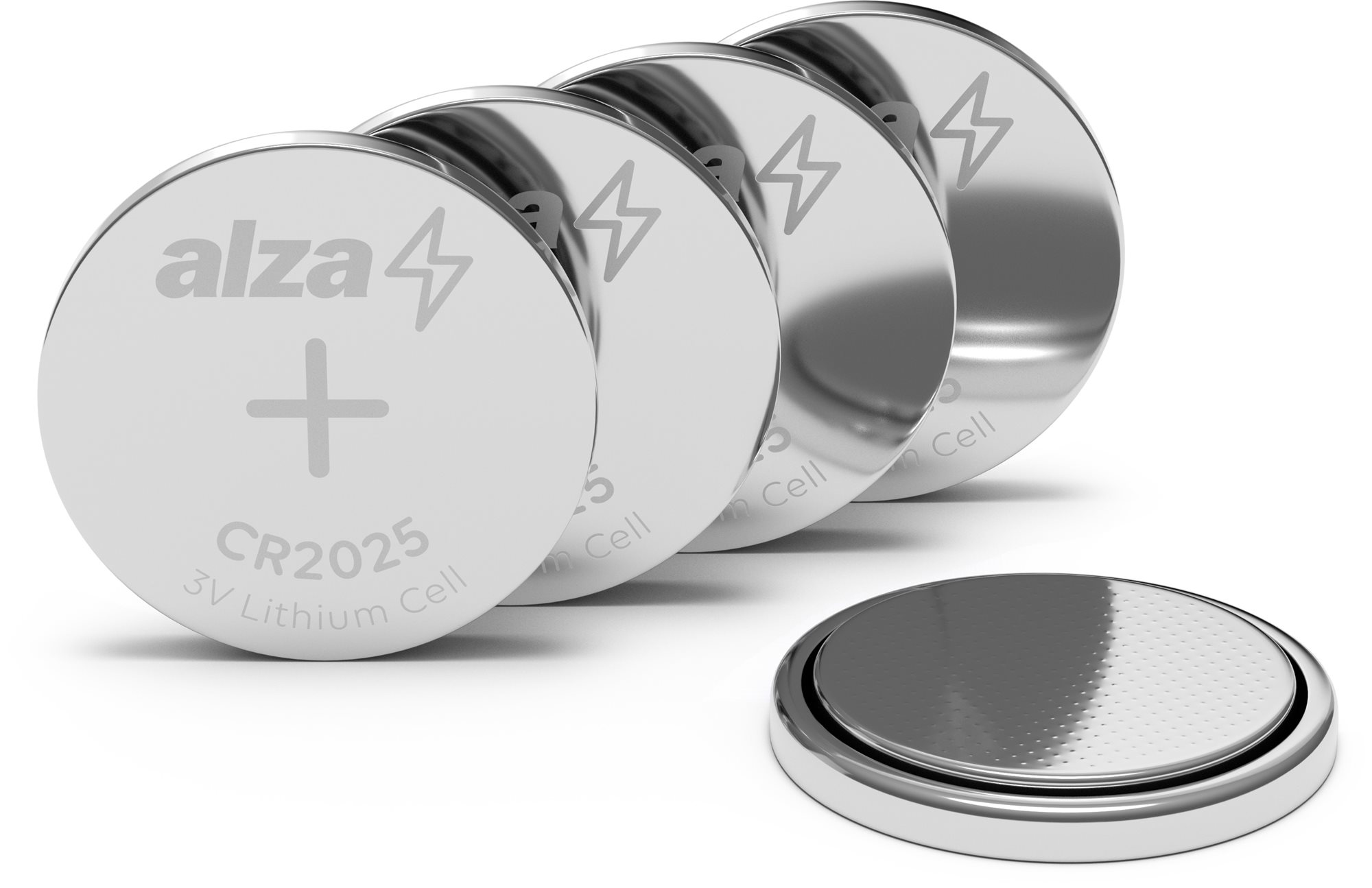AlzaPower CR2025, 5 pcs Button Cell