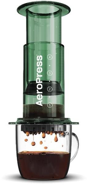 Aeropress Clear Green Manuelle Kaffeemaschine