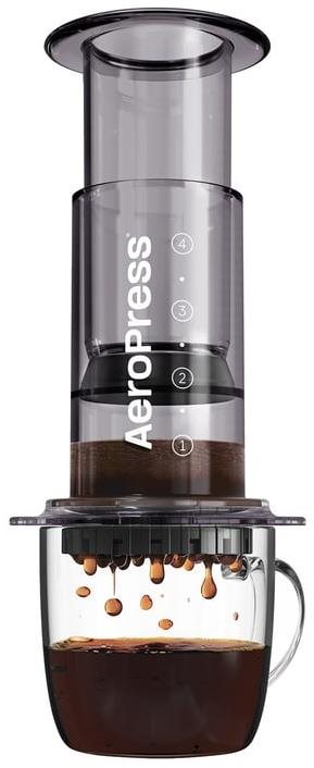 Aeropress Clear Black Manuelle Kaffeemaschine