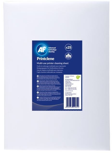 AF Print-Clene - Packung mit 25 Stück Reinigungstücher