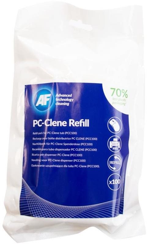 AF PC Clene APCC100 Utántöltő, 100 db Tisztítókendő