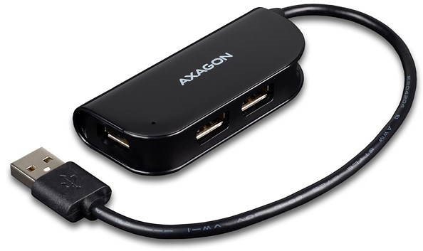 AXAGON HUE-X4B READY black USB Hub
