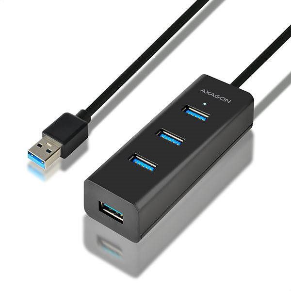 AXAGON HUE-S2BL 4-Port USB 3.0 CHARGING hub USB Hub