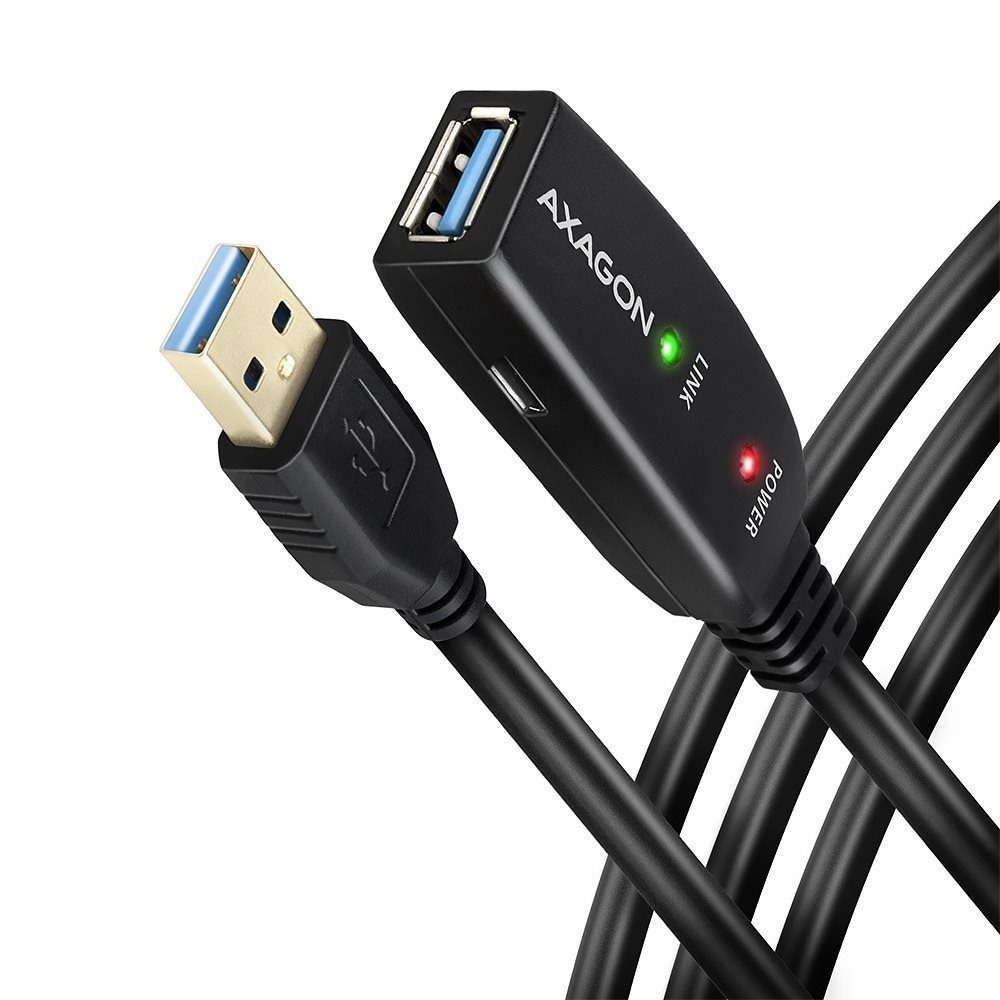 AXAGON ADR-305 USB 3.0 active extension/repeater cable USB A -> USB...