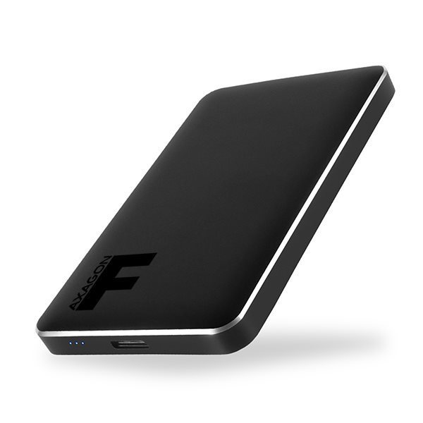AXAGON EE25-F6B FULLMETAL Black Hard Drive Enclosure