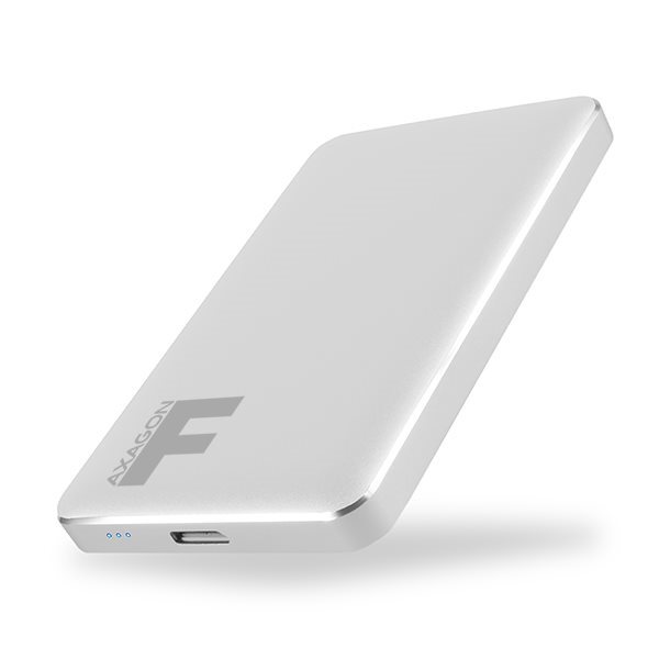 AXAGON EE25-F6S FULLMETAL Silver Hard Drive Enclosure