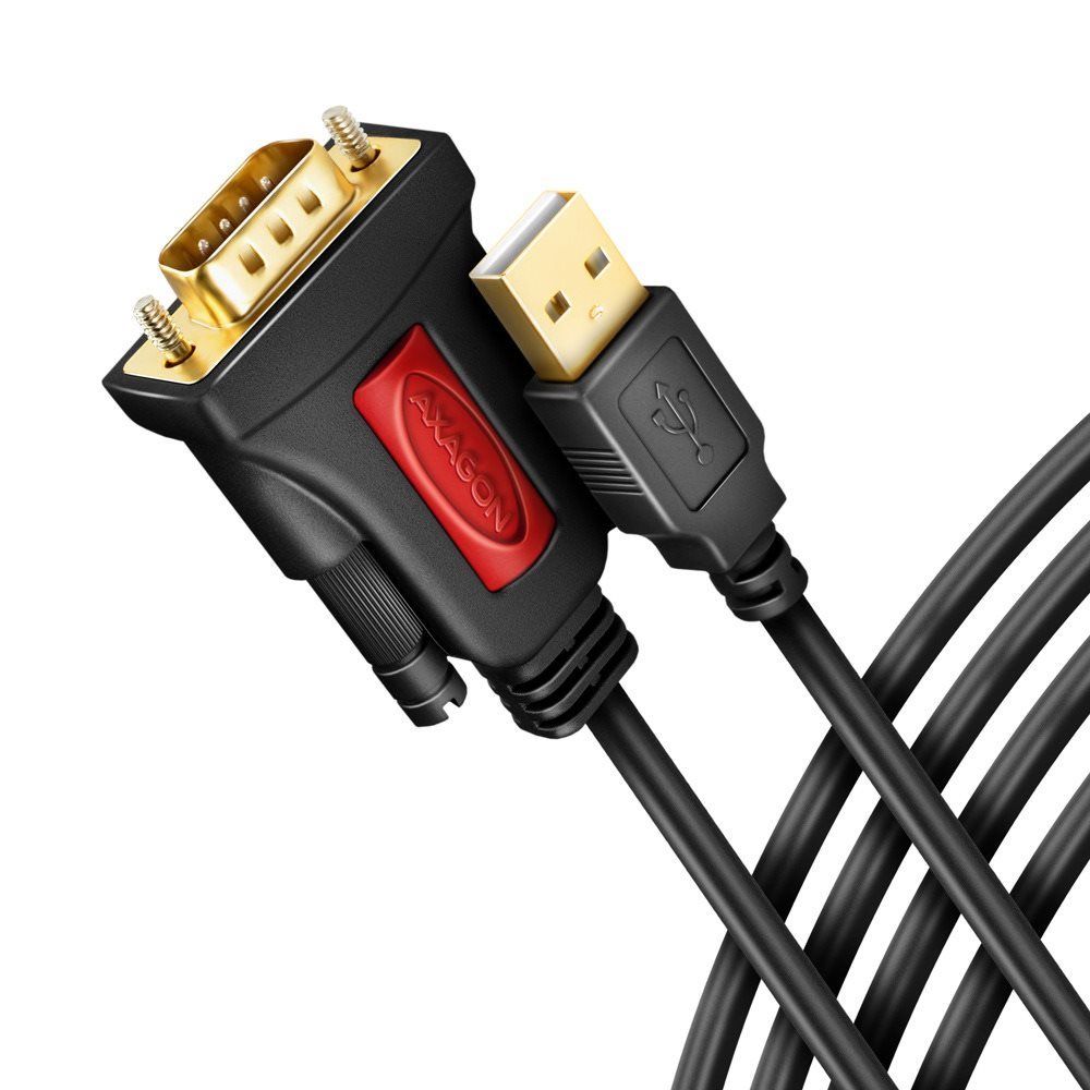 AXAGON ADS-1PSN ACTIVE USB-A 2.0 > serial RS-232 Prolific adapter /...