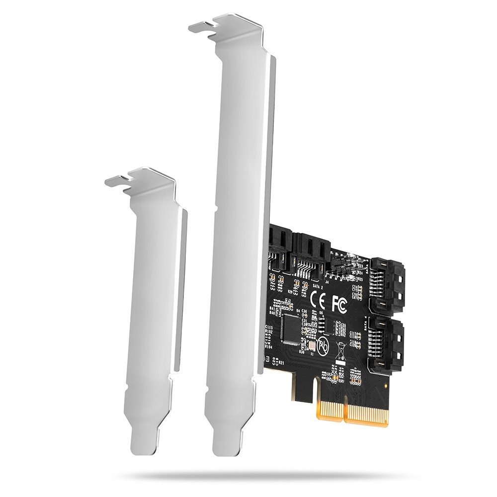 AXAGON PCES-SA4X4, 4x internal SATA 6G port, PCIe controller...