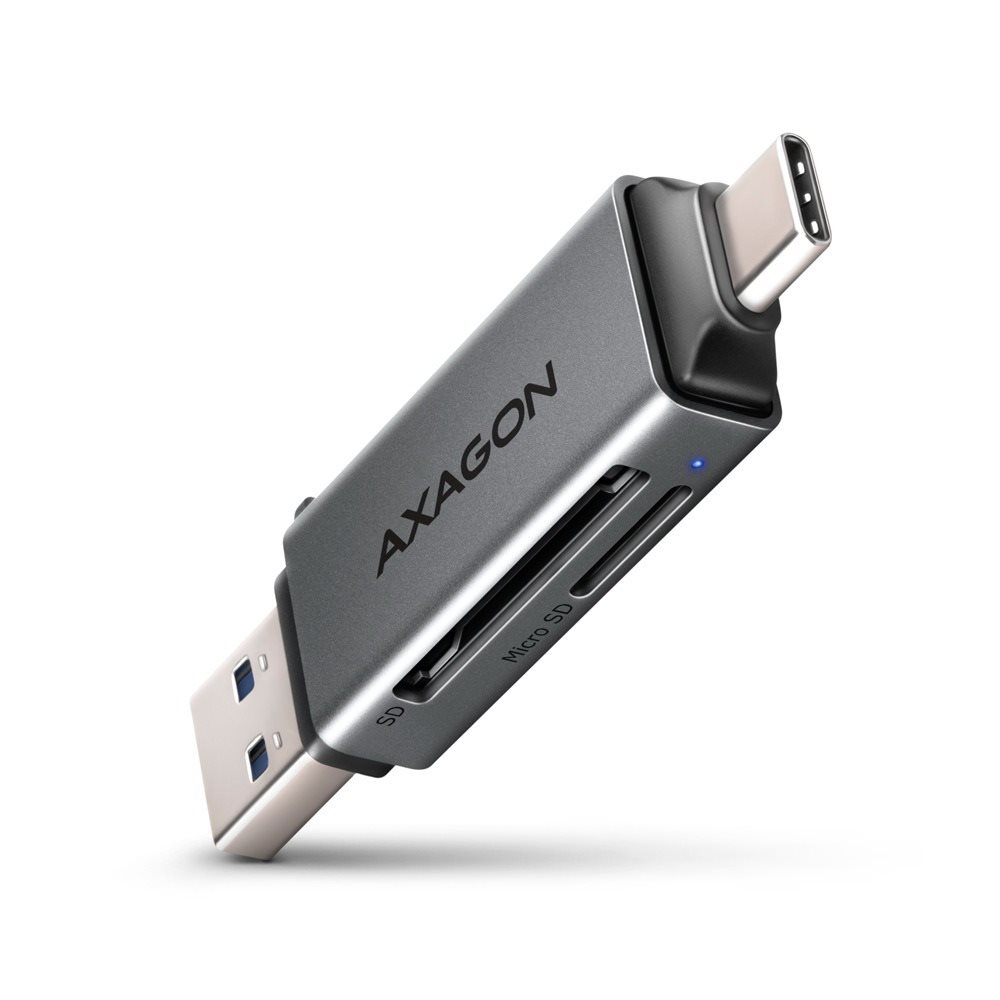 AXAGON CRE-DAC MINI card reader SD/microSD, UHS-I, SUPERSPEED USB-A...