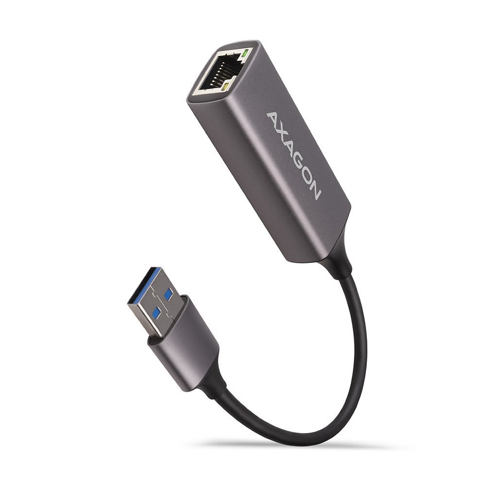 AXAGON ADE-TR - USB-A->GLAN - Metal Gray Netzwerkkarte