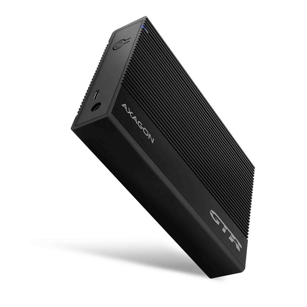AXAGON EE35-GTR, RIBBED box 3.5" HDD, USB-C 5 Gbps Külső merevlemez...