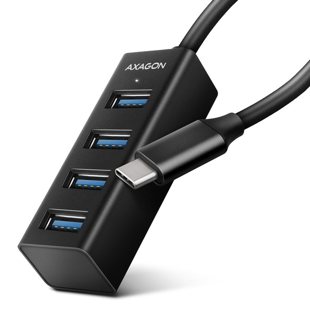AXAGON HUE-M1C MINI Hub USB-C, metal USB Hub
