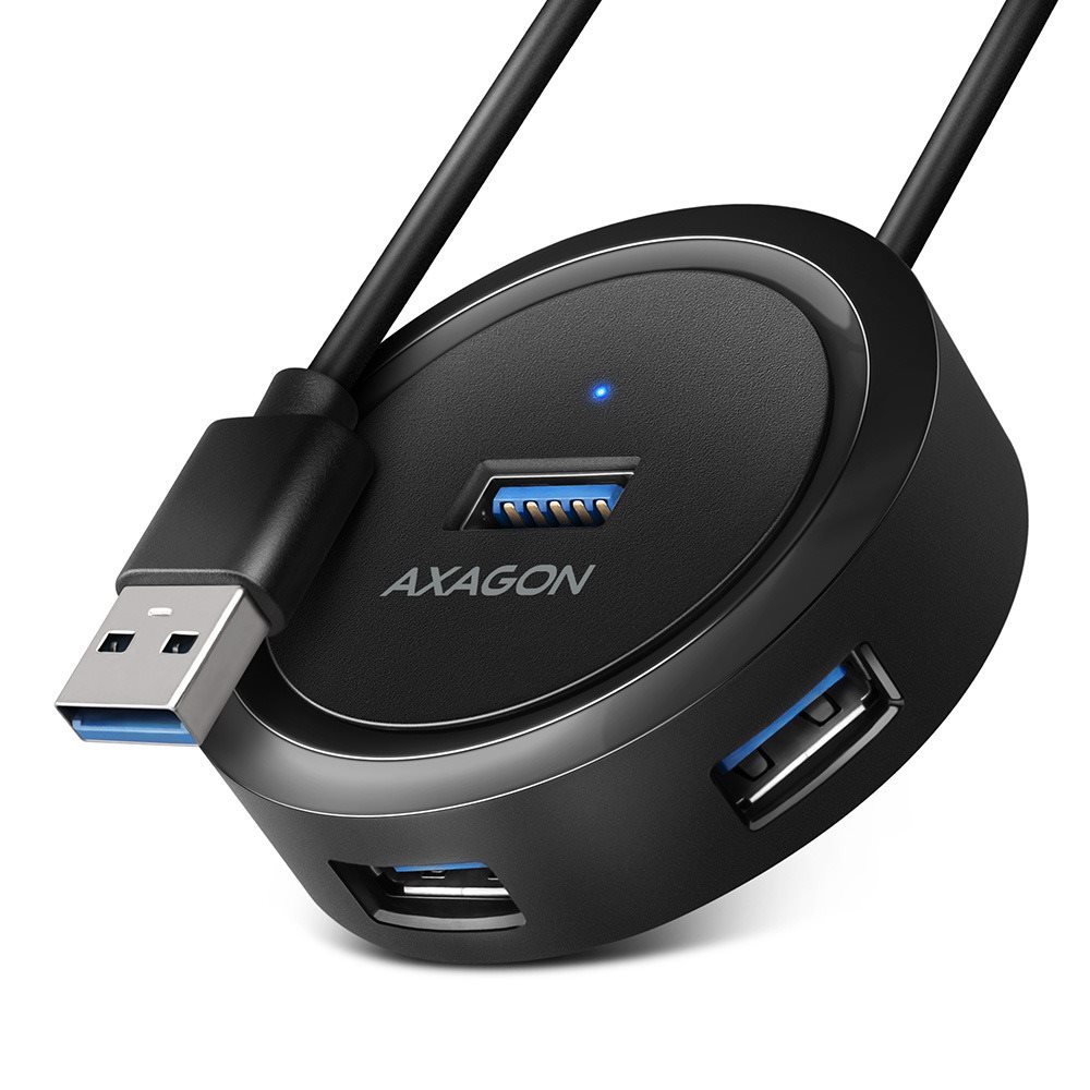AXAGON HUE-P1A ROUND Hub USB-A USB Hub