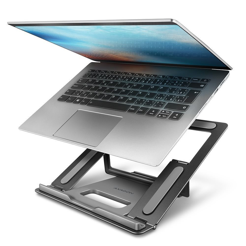 AXAGON STND-L METAL stand for 10" - 16" laptops & tablets,...