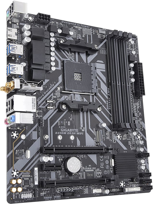 GIGABYTE B450M DS3H WIFI Základná doska